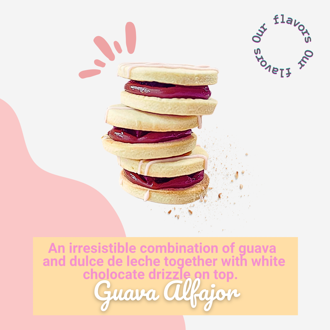 Regular size guava alfajores