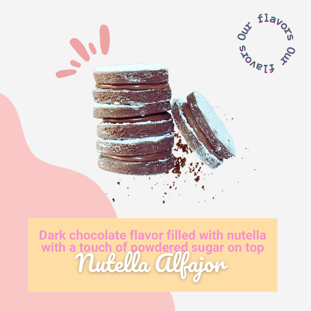 Nutella Alfajores (Pack of 6 units)