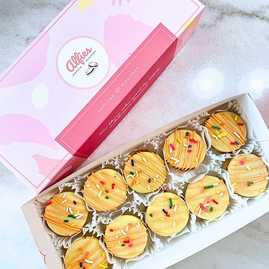 Mini Funfetti Alfajores (Local delivery only)