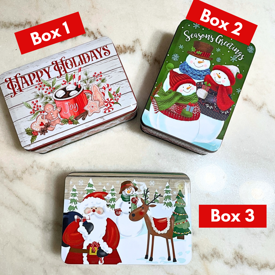 Christmas Gift Tin Box