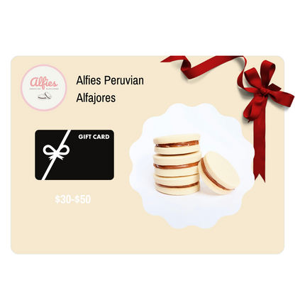 Alfies Peruvian Alfajores E-Gift Card